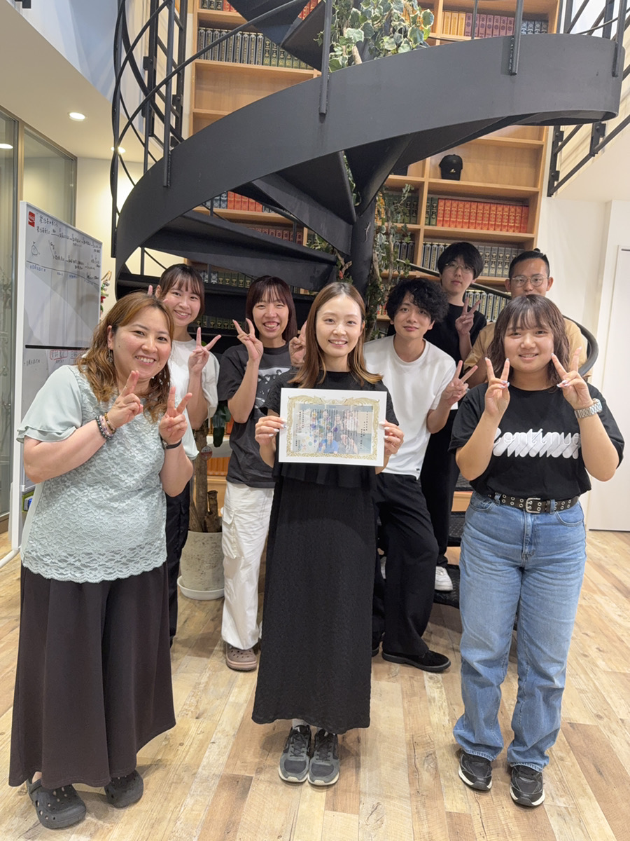 中野さん　表彰式の写真